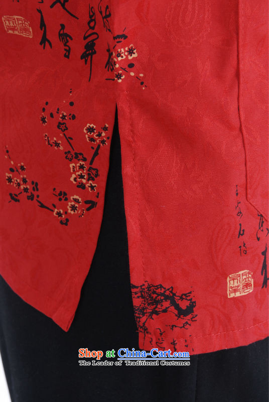 The elderly in the Tang dynasty and short-sleeved T-shirt 2014 Summer new festive red China wind father shirt 180/96(XL) red picture, prices, brand platters! The elections are supplied in the national character of distribution, so action, buy now enjoy more preferential! As soon as possible.