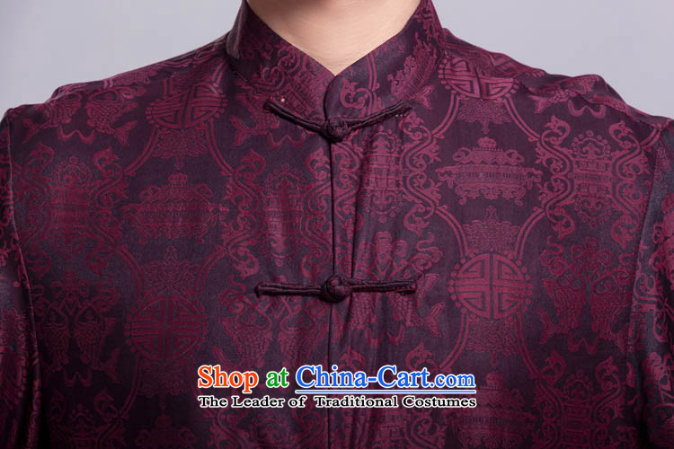 The Beas men Tang Dynasty Chinese elderly in Summer Scent cloud yarn silk shirt short-sleeved tray clip figure 170/88(L) collar picture, prices, brand platters! The elections are supplied in the national character of distribution, so action, buy now enjoy more preferential! As soon as possible.