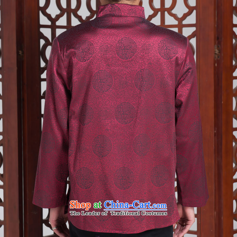 Millennium fu shou men in Tang Dynasty older Fall/Winter Collections long-sleeved brocade coverlets Tang jackets 180/100A(XXXL) Dark Blue Photo, prices, brand platters! The elections are supplied in the national character of distribution, so action, buy now enjoy more preferential! As soon as possible.