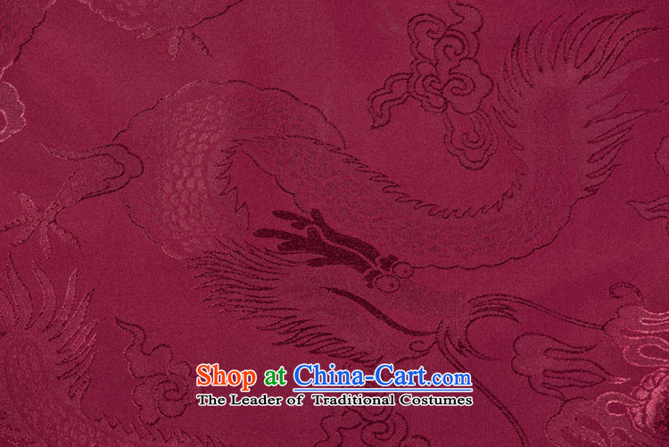 Tang Dynasty Large Dragon male short-sleeved summer men in Tang Dynasty silk older Chinese Clothing Gifts Red 180/100A(XXXL) Fathers Day Picture, prices, brand platters! The elections are supplied in the national character of distribution, so action, buy now enjoy more preferential! As soon as possible.