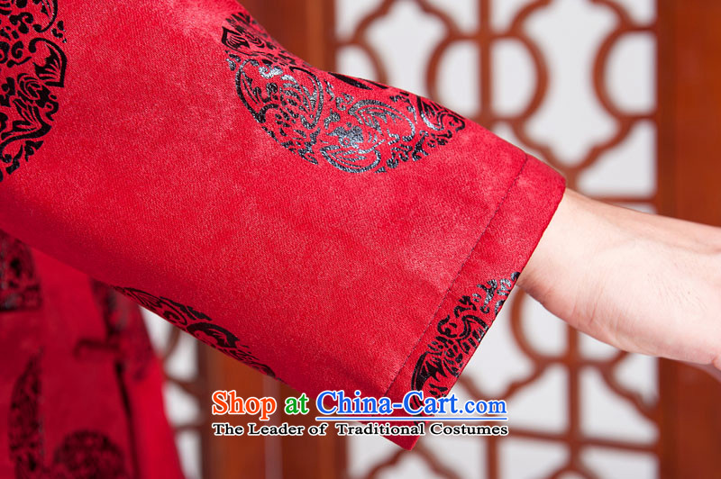 Circle of Tang Dynasty Men long-sleeved autumn and winter in older winter thick Suede fabric red 180/100A(XXL) picture, prices, brand platters! The elections are supplied in the national character of distribution, so action, buy now enjoy more preferential! As soon as possible.