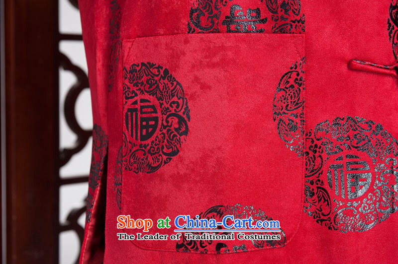 Circle of Tang Dynasty Men long-sleeved autumn and winter in older winter thick Suede fabric red 180/100A(XXL) picture, prices, brand platters! The elections are supplied in the national character of distribution, so action, buy now enjoy more preferential! As soon as possible.
