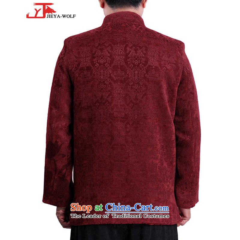 Tang Dynasty new JIEYA-WOLF Long-sleeve Our autumn and winter coats men Tang dynasty ãþòâ autumn and winter is smart casual clothes 0071339 red 190/XXXL,JIEYA-WOLF,,, shopping on the Internet