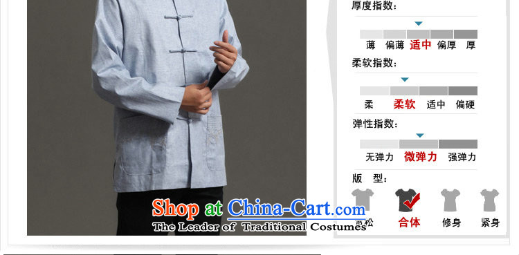 It fall inside the new Man Tang Dynasty Chinese tunic collar of his breast cotton linen ethnic Han-Tang dynasty and Kung Fu Show - 3 carbon L picture, prices, brand platters! The elections are supplied in the national character of distribution, so action, buy now enjoy more preferential! As soon as possible.