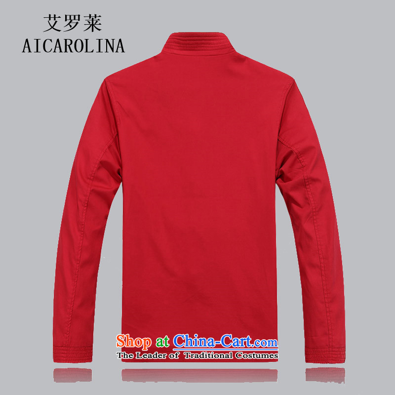 Hiv Rollet men Tang dynasty autumn and winter in long-sleeved older fu shou Tang Jacket coat gown collar chinese red color XXL, HIV ROLLET (AICAROLINA) , , , shopping on the Internet
