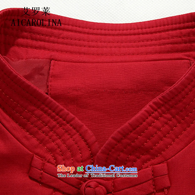 Hiv Rollet men Tang dynasty autumn and winter in long-sleeved older fu shou Tang Jacket coat gown collar chinese red color XXL, HIV ROLLET (AICAROLINA) , , , shopping on the Internet