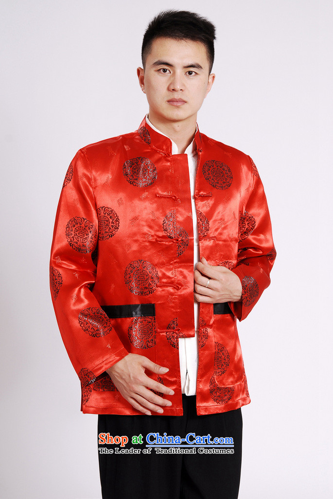 158 Jing in Tang Dynasty older collar China wind dress too Shou Yi wedding services will Chinese male Tang Red XXL picture, prices, brand platters! The elections are supplied in the national character of distribution, so action, buy now enjoy more preferential! As soon as possible.