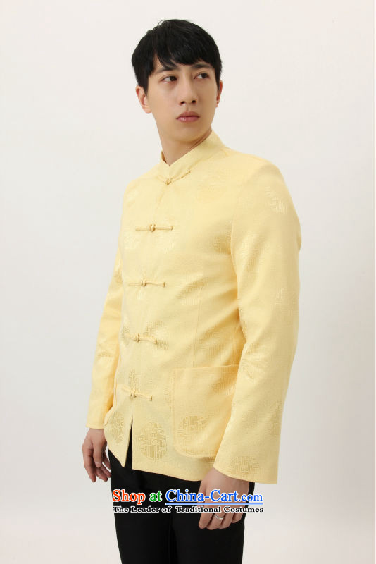 158 Jing in Tang Dynasty older collar China wind dress too Shou Yi wedding services will Chinese male Tang Jacket -C GOLD XXL picture, prices, brand platters! The elections are supplied in the national character of distribution, so action, buy now enjoy more preferential! As soon as possible.