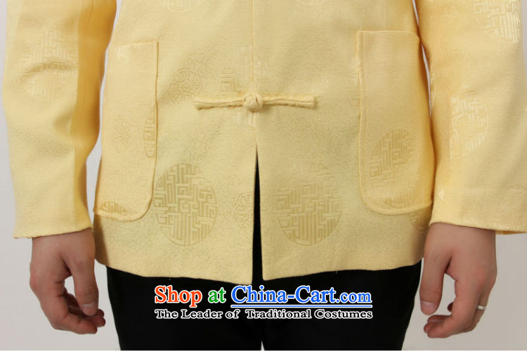 158 Jing in Tang Dynasty older collar China wind dress too Shou Yi wedding services will Chinese male Tang Jacket -C GOLD XXL picture, prices, brand platters! The elections are supplied in the national character of distribution, so action, buy now enjoy more preferential! As soon as possible.