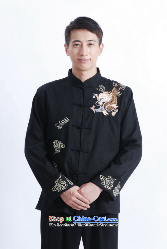 158 Jing Tang Dynasty Men long-sleeved national costumes men Tang jackets collar embroidery Chinese dragon M1122 RED XL Photo, prices, brand platters! The elections are supplied in the national character of distribution, so action, buy now enjoy more preferential! As soon as possible.