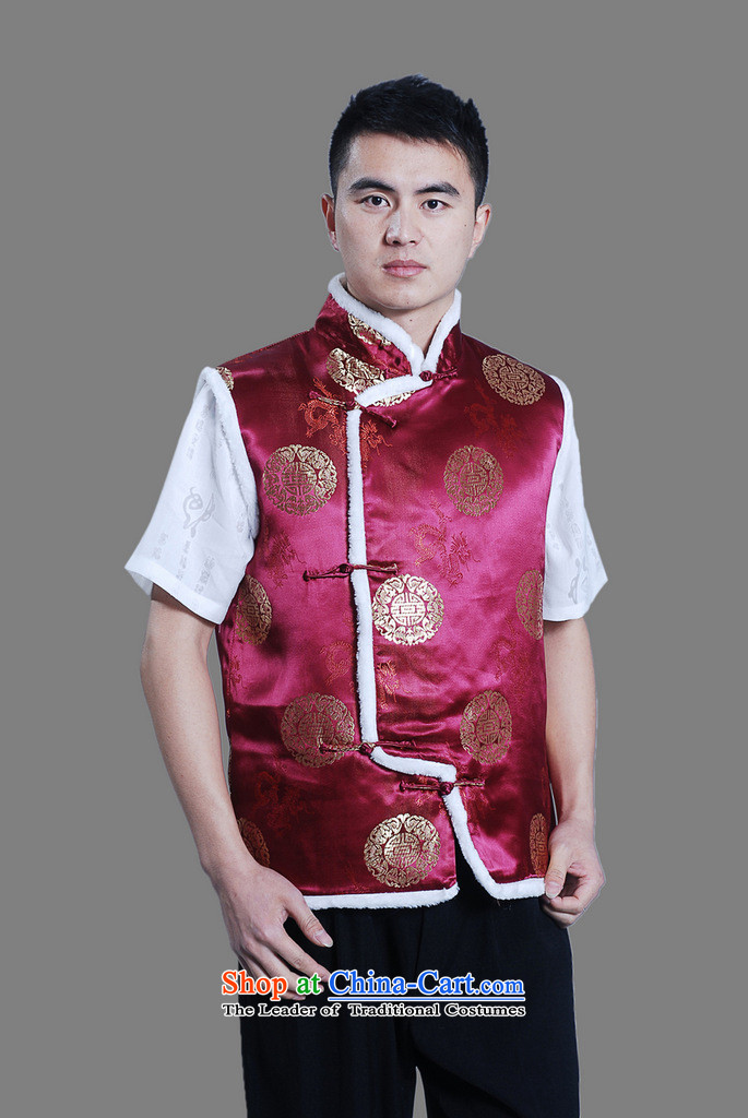 158 Jing men Tang blouses men's plus cotton vest -B Blue S picture, prices, brand platters! The elections are supplied in the national character of distribution, so action, buy now enjoy more preferential! As soon as possible.