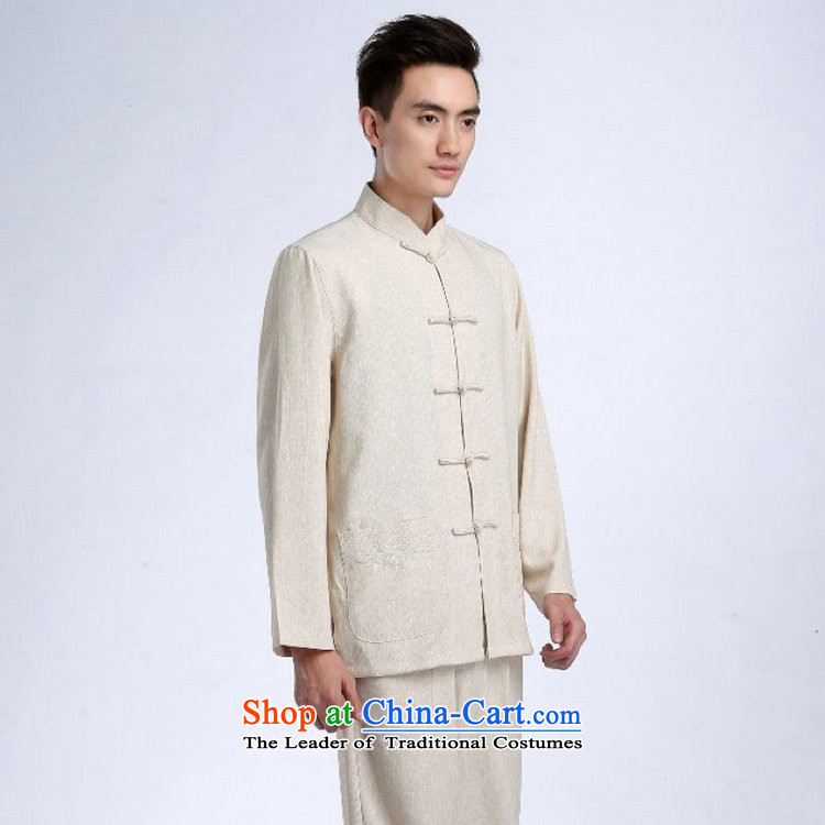 158 Jing Li Jing Tong replacing men long-sleeved sweater cotton linen collar Tang dynasty kung fu tai chi Services - 3) Netherlands shirt XXXL picture, prices, brand platters! The elections are supplied in the national character of distribution, so action, buy now enjoy more preferential! As soon as possible.