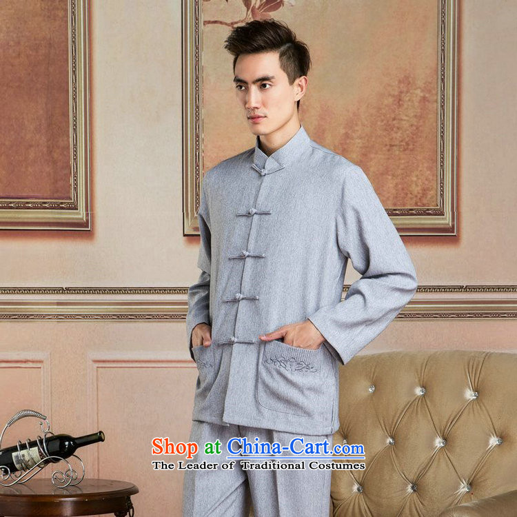 Shanghai, optimization options Tang Dynasty Men long-sleeved sweater cotton linen collar Tang dynasty kung fu tai chi Services - 2) Netherlands shirt M picture, prices, brand platters! The elections are supplied in the national character of distribution, so action, buy now enjoy more preferential! As soon as possible.