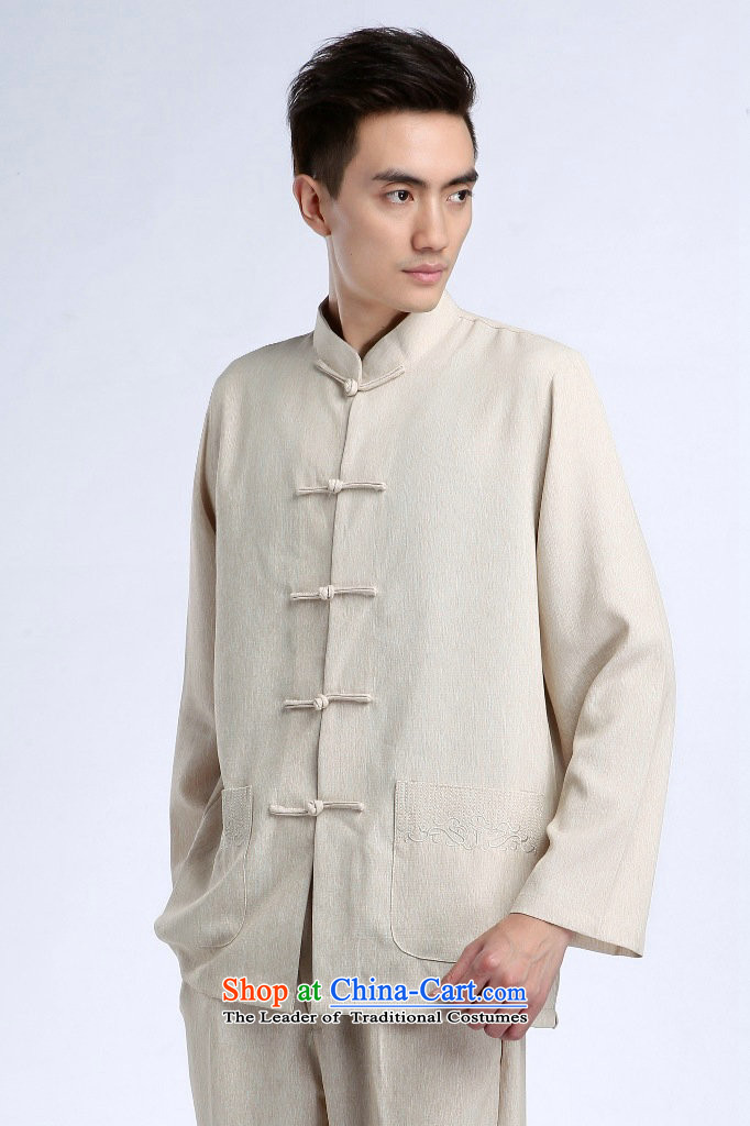 Picking Frequency Tang Dynasty Men long-sleeved sweater cotton linen collar Tang dynasty kung fu tai chi Services - 3) Netherlands shirt L picture, prices, brand platters! The elections are supplied in the national character of distribution, so action, buy now enjoy more preferential! As soon as possible.