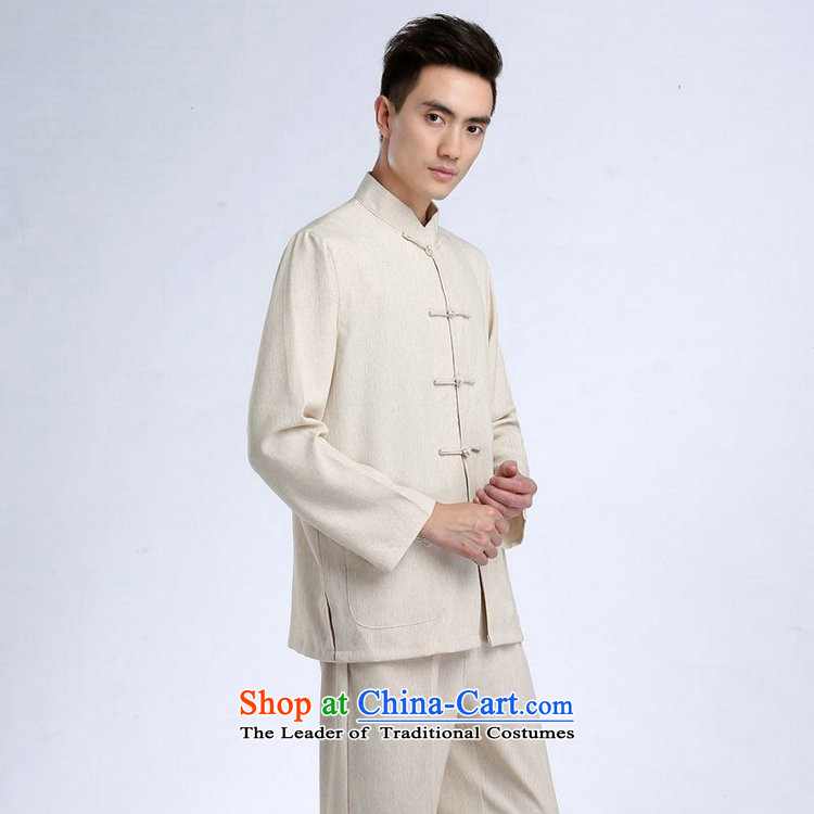 Picking Frequency Tang Dynasty Men long-sleeved sweater cotton linen collar Tang dynasty kung fu tai chi Services - 3) Netherlands shirt L picture, prices, brand platters! The elections are supplied in the national character of distribution, so action, buy now enjoy more preferential! As soon as possible.