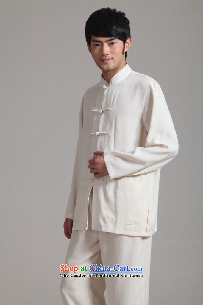 158 Jing men Tang dynasty long-sleeved Kit Mock-Neck Shirt cotton linen Kung Fu Tai Chi Kit - 2m White XXL kit picture, prices, brand platters! The elections are supplied in the national character of distribution, so action, buy now enjoy more preferential! As soon as possible.