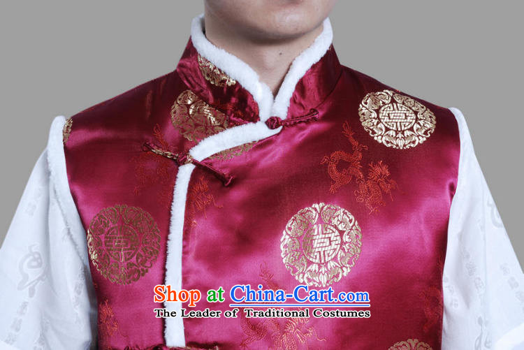 Picking frequency men Tang blouses men's plus cotton vest -C wine red L picture, prices, brand platters! The elections are supplied in the national character of distribution, so action, buy now enjoy more preferential! As soon as possible.