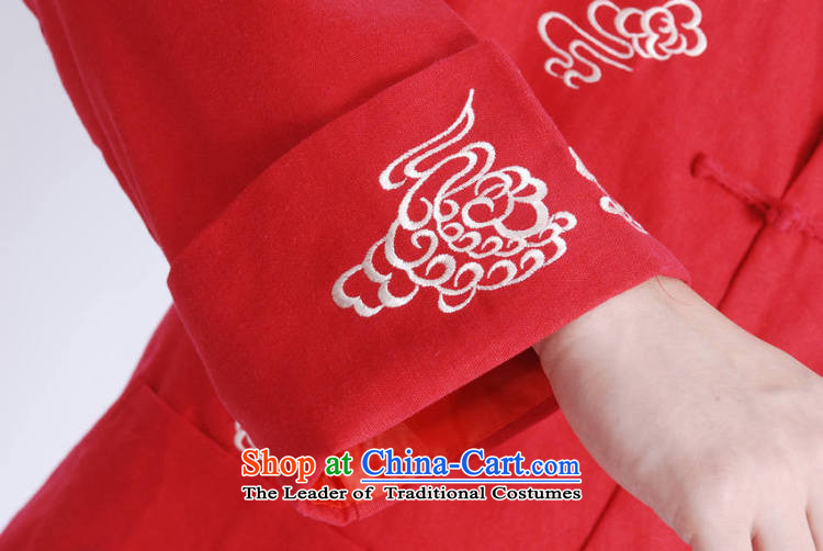 Picking Frequency Tang Dynasty Men long-sleeved national costumes men Tang jackets collar embroidery Chinese dragon M1121 3XL black picture, prices, brand platters! The elections are supplied in the national character of distribution, so action, buy now enjoy more preferential! As soon as possible.