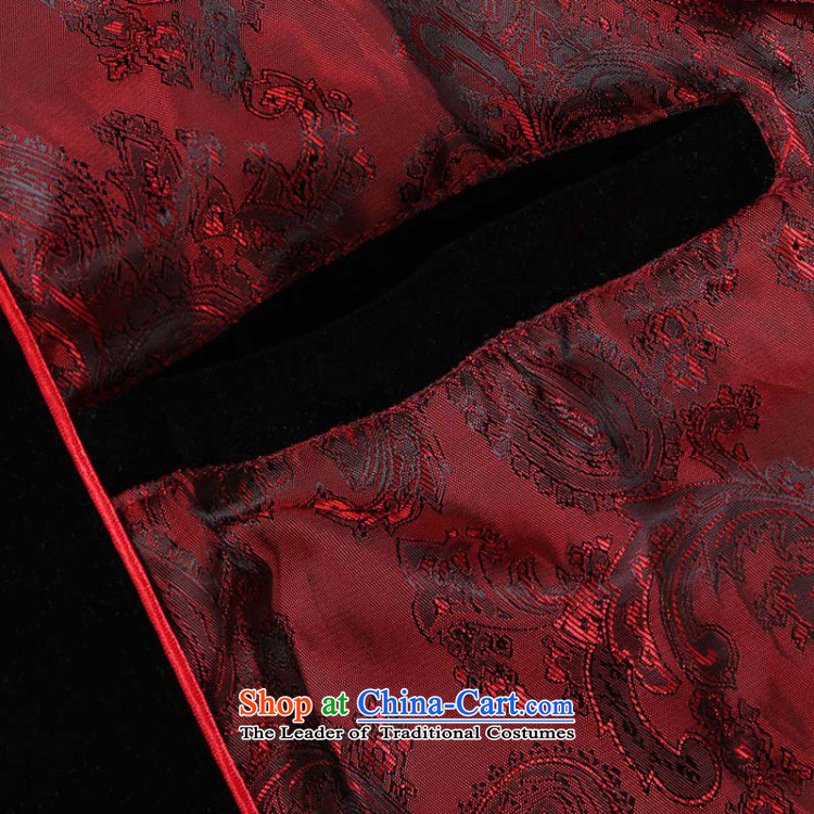 Shanghai, optimization options men Tang dynasty long-sleeved sweater in Tang Dynasty collar older men robe scouring pads made wedding dress black M picture, prices, brand platters! The elections are supplied in the national character of distribution, so action, buy now enjoy more preferential! As soon as possible.