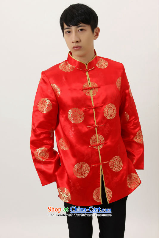 Picking frequency in Tang Dynasty older collar China wind dress too Shou Yi wedding services will Chinese men and Tang dynasty M4002 coffee M pictures, prices, brand platters! The elections are supplied in the national character of distribution, so action, buy now enjoy more preferential! As soon as possible.