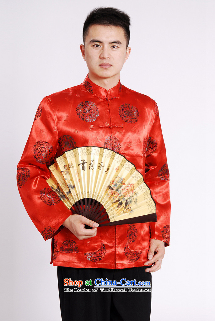 Picking frequency in Tang Dynasty older collar China wind dress too Shou Yi wedding services will Chinese male Tang Red XXL picture, prices, brand platters! The elections are supplied in the national character of distribution, so action, buy now enjoy more preferential! As soon as possible.