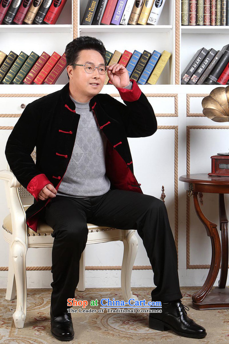 Shanghai, optimization options men Tang dynasty long-sleeved sweater in older men Tang dynasty robe scouring pads reversible made wedding dress - 1 black red double-sided wear XXL picture, prices, brand platters! The elections are supplied in the national character of distribution, so action, buy now enjoy more preferential! As soon as possible.