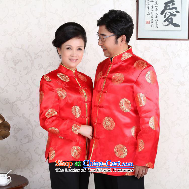 Picking frequency in Tang Dynasty older couples with collar China wind dress too Shou Yi wedding services will red female M picture, prices, brand platters! The elections are supplied in the national character of distribution, so action, buy now enjoy more preferential! As soon as possible.