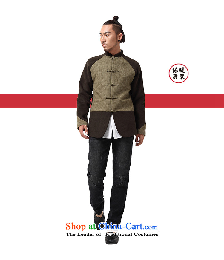 To tree fall and winter Tang dynasty China wind Long-sleeve gross jacket collar up? detained men tea cyan movement picture, prices, brand platters! The elections are supplied in the national character of distribution, so action, buy now enjoy more preferential! As soon as possible.
