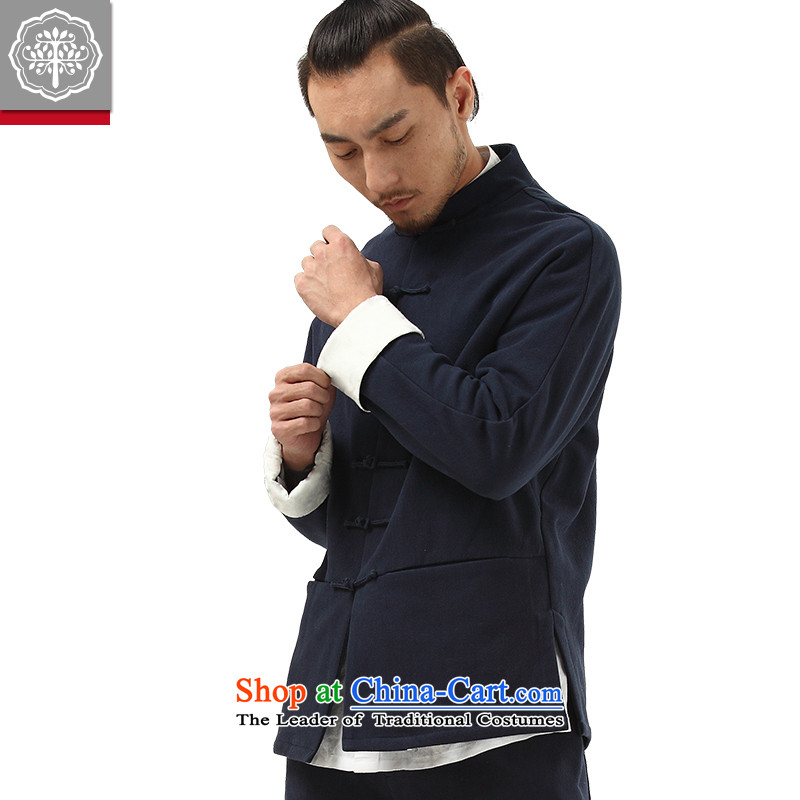 To Tang dynasty China wind tree men Han-improved Chinese men fall and winter coats the lint-free cotton linen color 170/M, Hyun to thick tree (EYENSREE) , , , shopping on the Internet