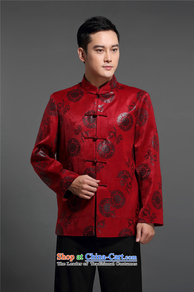 Replace the Spring and Autumn period the new 2015 HIV ROLLET AICAROLIAN long-sleeved sweater Tang dynasty male middle-aged men national costumes red T-shirt XL Photo, prices, brand platters! The elections are supplied in the national character of distribution, so action, buy now enjoy more preferential! As soon as possible.
