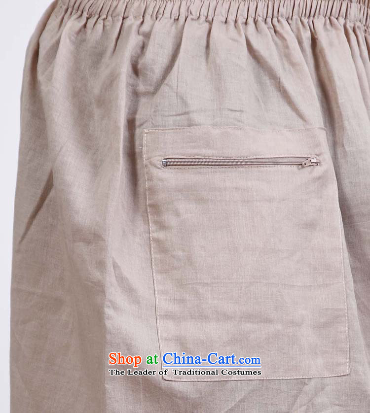Cotton linen garments --- thin cool breathability washable ramie renunciates also packaged YXS02-149 short khaki L(3 days shipment) Picture, prices, brand platters! The elections are supplied in the national character of distribution, so action, buy now enjoy more preferential! As soon as possible.