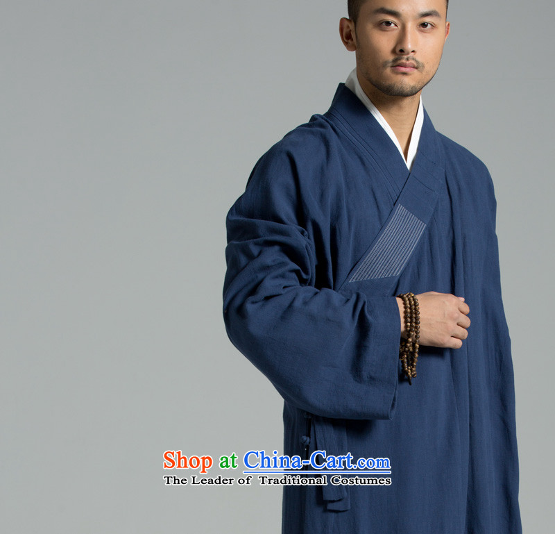 Cotton linen - Buddhism_Meditation Thailand summer cool washable cotton yarn renunciates also YXS01-308 large dark blue?M