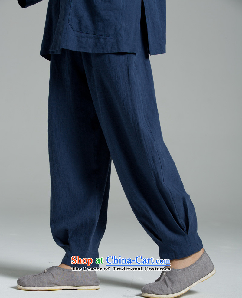 Cotton linen Meditation/Ball - serving Thai summer cool washable cotton yarn meditation YHF008 dark blue trousers dark blue XL(3 days) Picture, prices, brand platters! The elections are supplied in the national character of distribution, so action, buy now enjoy more preferential! As soon as possible.
