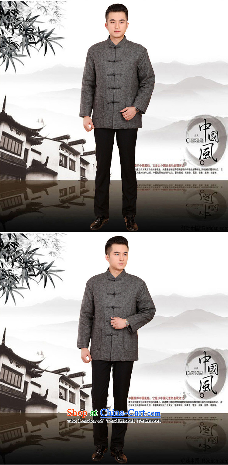 Mr Rafael Hui Kai new Timor winter thick Tang dynasty male leisure Chinese Tang jackets in older plus cotton Tang blouses 13185 Light Gray Photo 175, prices, brand platters! The elections are supplied in the national character of distribution, so action, buy now enjoy more preferential! As soon as possible.