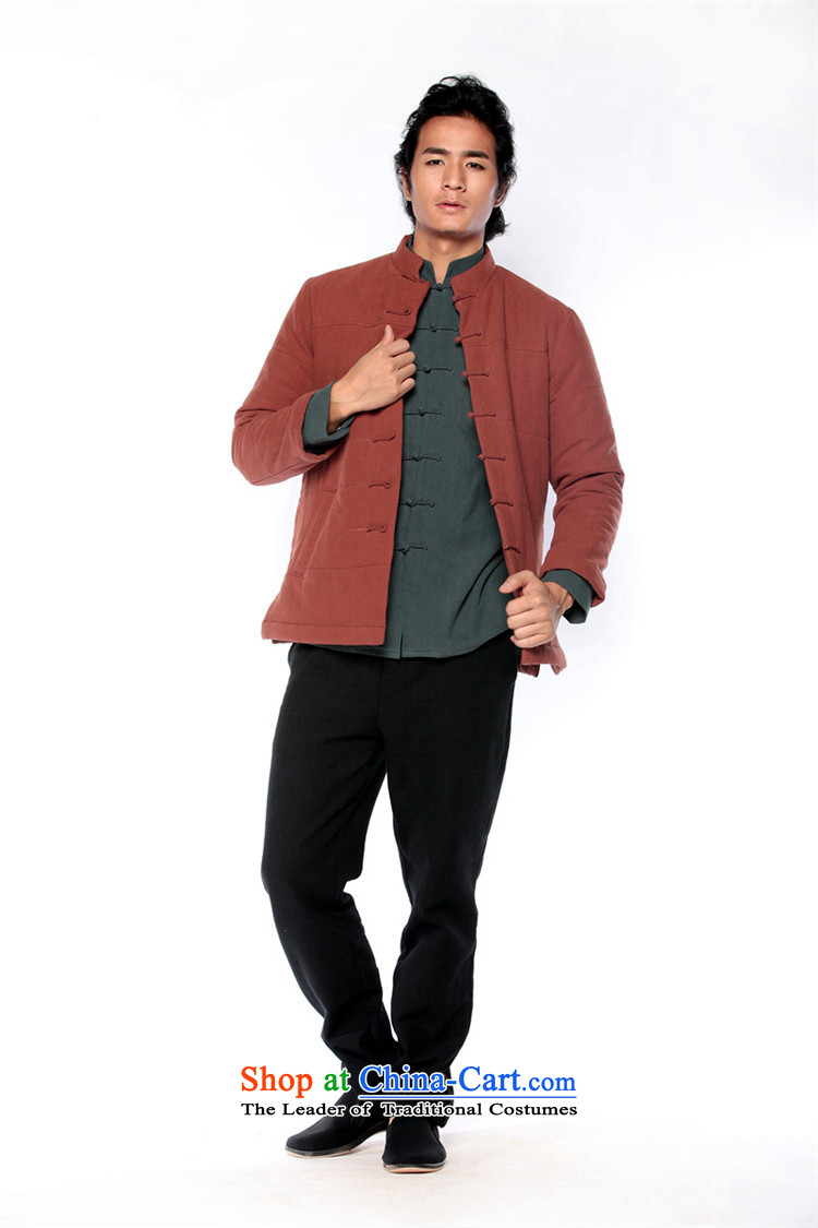 Hee-snapshot lung new winter men Tang Dynasty Chinese robe manually disc wind shirt collar cotton linen coat Black XL Photo, prices, brand platters! The elections are supplied in the national character of distribution, so action, buy now enjoy more preferential! As soon as possible.