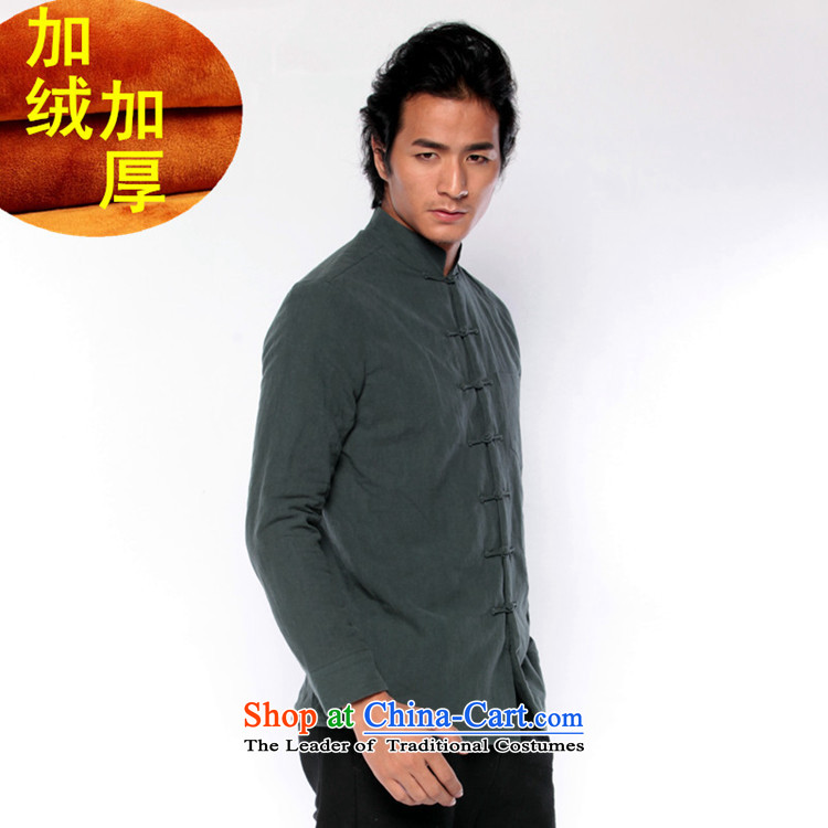 Hee-snapshot lung original income 2015 autumn and winter New Men Tang add lint-free thick warm white shirt, forming the Chinese shirt XXL picture, prices, brand platters! The elections are supplied in the national character of distribution, so action, buy now enjoy more preferential! As soon as possible.