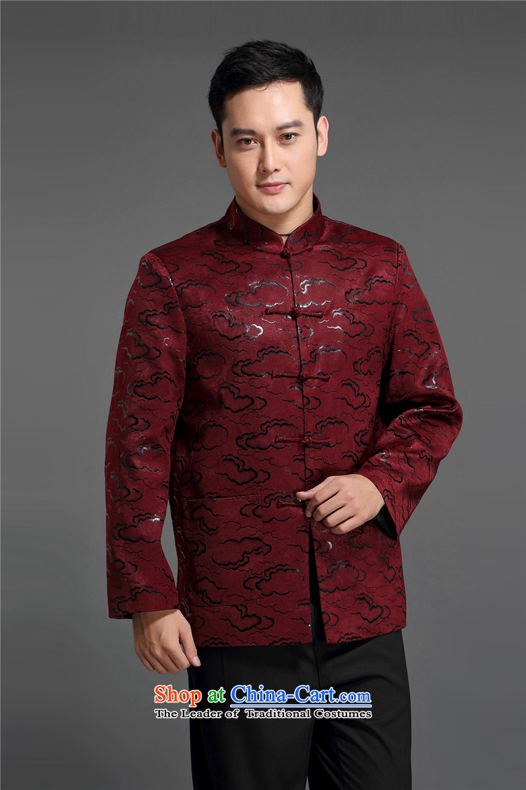 Hiv Rollet China wind men Tang dynasty long-sleeved jacket is available in autumn and winter coats brown XXXL picture, prices, brand platters! The elections are supplied in the national character of distribution, so action, buy now enjoy more preferential! As soon as possible.