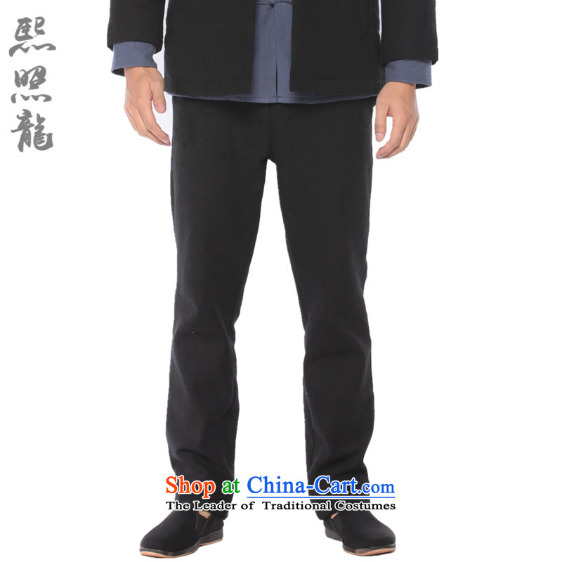 Hee-snapshot lung stylish China Wind Pants men Flex-cotton plus extra thick small direct foot-elastic trousers 2014 autumn and winter carbon S, Hee-snapshot (XZAOLONG lung) , , , shopping on the Internet