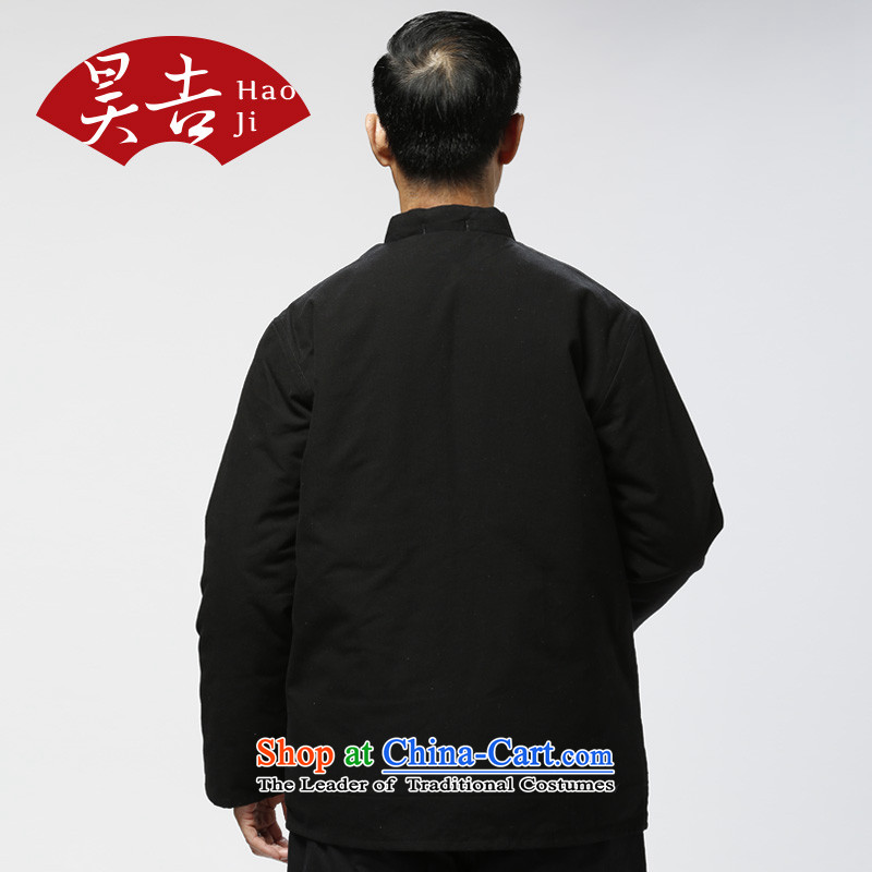 Ho Chi men older Tang dynasty cotton jacket thick cotton coat of older persons hand pure rough robe cotton black 185, Ho Chi , , , shopping on the Internet