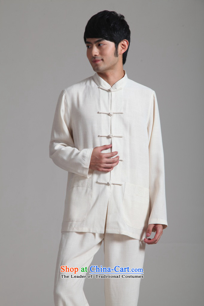 Joseph Pang Men Tang dynasty long-sleeved Kit Mock-Neck Shirt cotton linen Kung Fu Tai Chi Kit - 2m White Kit XL Photo, prices, brand platters! The elections are supplied in the national character of distribution, so action, buy now enjoy more preferential! As soon as possible.