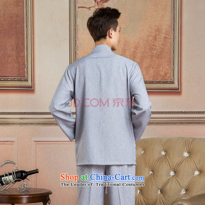 Tang Dynasty Joseph Pang Men long-sleeved sweater cotton linen collar Tang dynasty kung fu tai chi Services - 3) Netherlands shirt XL, Min Joseph shopping on the Internet has been pressed.