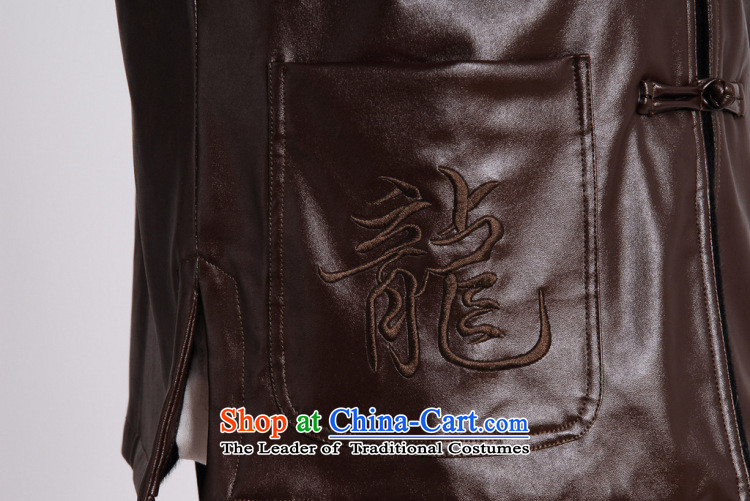 Tang Dynasty Joseph Pang Men long-sleeved sweater Tang blouses men's leather jacket water Sable Hair Tang dynasty leather garments plus black XL pictures, lint-free price, brand platters! The elections are supplied in the national character of distribution, so action, buy now enjoy more preferential! As soon as possible.