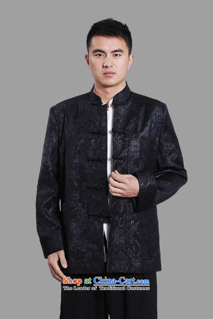 Tang Dynasty Joseph Pang Men long-sleeved national costumes men Tang jackets collar embroidery Chinese dragon red XXXL picture, prices, brand platters! The elections are supplied in the national character of distribution, so action, buy now enjoy more preferential! As soon as possible.