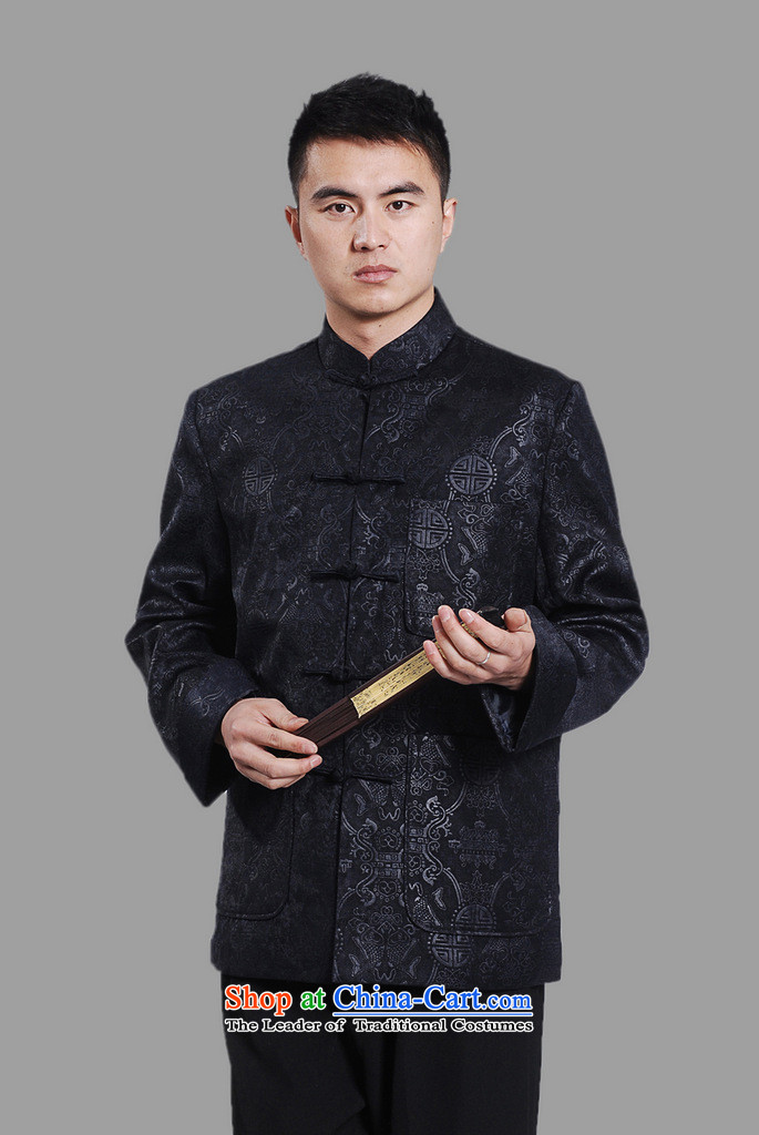 Tang Dynasty Joseph Pang Men long-sleeved national costumes men Tang jackets collar embroidery Chinese dragon red XXXL picture, prices, brand platters! The elections are supplied in the national character of distribution, so action, buy now enjoy more preferential! As soon as possible.