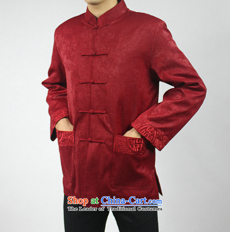 Mr Tang Dynasty poem federation male long-sleeved elderly men in Tang Dynasty 2015 autumn and winter Tang hand-held national costumes Chinese collar Tang jackets 170/XL coffee pictures, prices, brand platters! The elections are supplied in the national character of distribution, so action, buy now enjoy more preferential! As soon as possible.