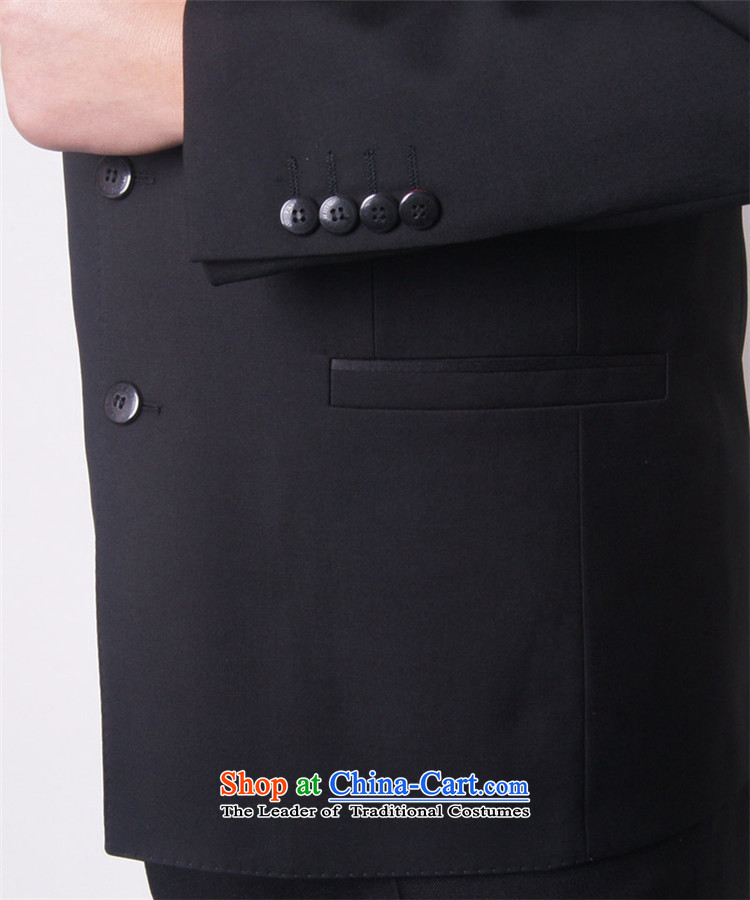 Men's China wind Chinese Men's Mock-Neck Chinese tunic suit load young casual Kit Chinese tunic suit 197# blue black black 175 pictures, prices, brand platters! The elections are supplied in the national character of distribution, so action, buy now enjoy more preferential! As soon as possible.