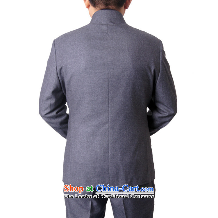 Men's China wind Chinese Men's Mock-Neck Chinese tunic suit load young casual Kit Chinese tunic suit 663 gray Gray Photo 170, prices, brand platters! The elections are supplied in the national character of distribution, so action, buy now enjoy more preferential! As soon as possible.