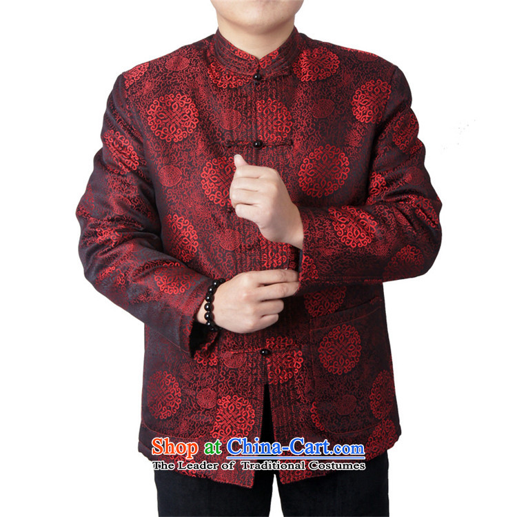 Sureyou of older persons in the men s autumn and winter add cotton waffle Tang China wind casual jacket national costumes 14016) red 185 pictures, prices, brand platters! The elections are supplied in the national character of distribution, so action, buy now enjoy more preferential! As soon as possible.