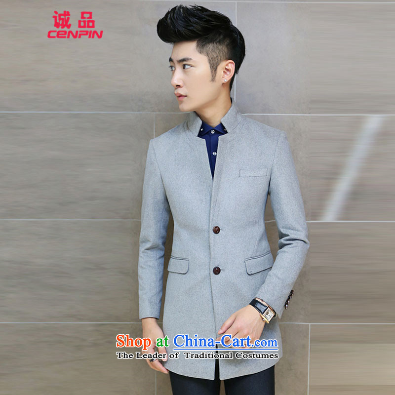 Eslite Zhongshan For Korean men in Sau San Long Hoodie jacket DF01 Gray L, trend-Eslite (CENPIN) , , , shopping on the Internet
