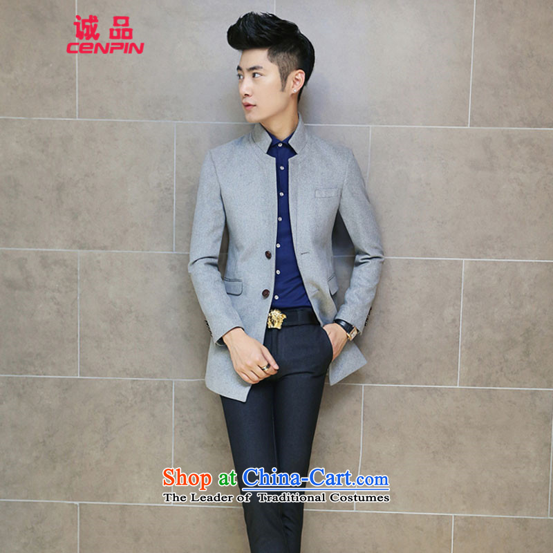 Eslite Zhongshan For Korean men in Sau San Long Hoodie jacket DF01 Gray L, trend-Eslite (CENPIN) , , , shopping on the Internet